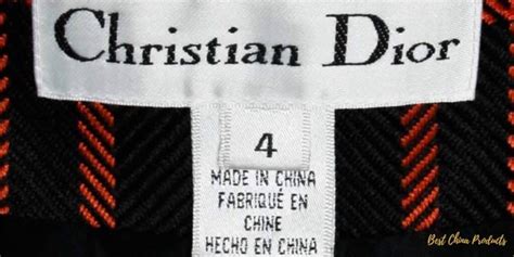dior bag made in china